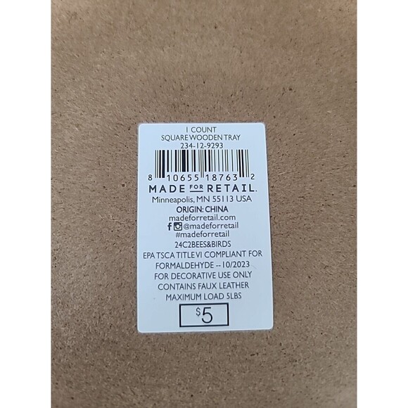 Target Bullseye Playground Spring Summer 2024 flower Serving Tray - Picture 5 of 10